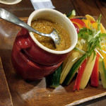 Kuressentokafe - いろいろな野菜のバーニャカウダ