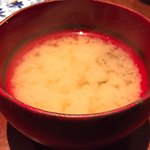 七代目 寅 - サービスのしじみ汁