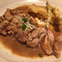 旬菜ステーキ処 らいむらいと - 和風チキンステーキ1080円津軽鶏ゴマ風味