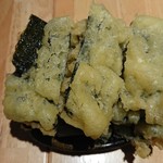 串焼きうまいもん酒場 楽 - 海苔てんぷら　411円