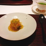 レストラン ナンペイダイ - ★9ずわいがに、アボカド、カリフラワー、土佐酢ジュレ