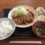 Shimodewa Uchiyamaya - ポークソテー定食1050円