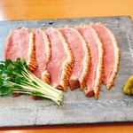 蕎麦切り わたなべ - 鴨ロース柚子こしょう添え