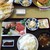 いきいき - 奥：ミックスフライ定食、手前：お刺身定食