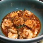 イチリン ハナレ - 鱈の白子の陳麻婆豆腐と白ご飯