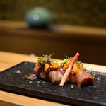 Kuma3 - 仙台牛ザブトン炙り寿司