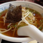 光華飯店 - セットの醤油ラーメン