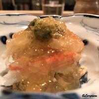 荒木町たつや - ずわいがに柑橘ジュレ掛け