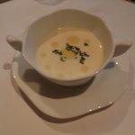 FRIGERIO - ②ｽｰﾌﾟ　ポロ葱とじゃがいもの冷製スープ