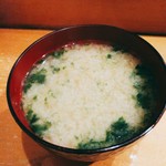 江戸前 琴寿し - 味噌汁