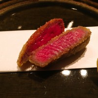 肉割烹 上 - 牛ヒレの唐揚げ