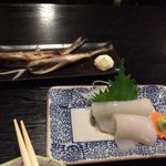 居酒屋おさない - かんかい＋ヤリイカ刺し