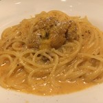 大衆イタリア食堂 アレグロ - 雲丹の濃厚クリームソースのパスタ