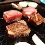 びわこ緑水亭 - クッキングヒーターで完璧な焼き加減