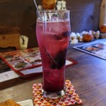 灯 - ブルーベリーシロップ酎ハイ