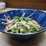 家庭料理 小川 - かいわれ納豆