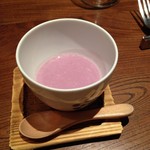 toscaneria - 紫芋のスープ