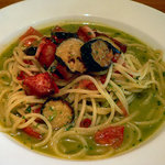 ベルソリーゾ - ナスとフレッシュトマト(スパゲティ)