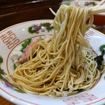 中華蕎麦 みうら - かき混ぜて