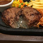 ハンバーグ食堂 さちのや - 肉汁流れるハンバーグ