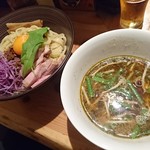 渦雷 - 味噌つけ麺　800円