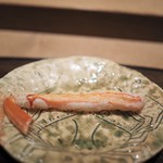 虎白 - 柴山産松葉蟹の炙り