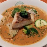 麺屋 六感堂 - オマール海老のアメリケーヌエスプーマ(限定)