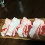 かたつむり - ８０Ｋｇの猪肉をしゃぶしゃぶで