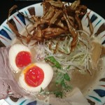 鶏Soba 座銀 - 煮干し吟醸nigori+味タマ♪