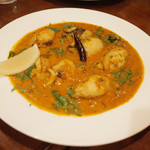 ガネーシュ - 季節のディナーコース(4629円・外税)のオイスターマサラ