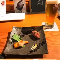 京風鉄板 はせ川 - 前菜～＆生ﾋﾞｱ！