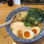 麺屋 きよたか - 濃厚醤油鶏白湯そば全部のせ