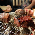 炭火焼肉ぐら - 焼き ハラミ＆タン
