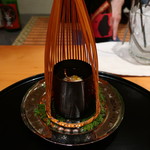 日本料理 幸庵 - 雲子の一杯醤油焼き 天かぶ吹雪仕立て くちこ添え