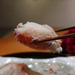 日本料理 幸庵 - 松葉がに爪リフトアップ