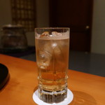 日本料理 幸庵 - 瑞泉の梅酒のソーダ割り