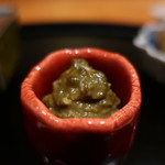 日本料理 幸庵 - 蟹肉の蟹味噌和え