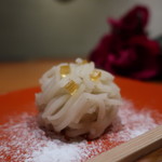 日本料理 幸庵 - 百合根のきんとんアップ