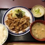 Gyuushin Shokudou - 生姜焼き定食 肉大盛り