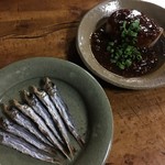 安兵衛 - お通しは高知のうるめとふろふき大根が基本