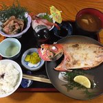 ファミリーれすとらん ひろせ 寿し正 - 焼魚御膳