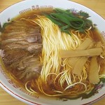 中華そば専門店 笠北 - 笠岡ラーメン(大) 税込700円(2017.12.20)