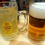 Izakaya Ikunara Orenchi Koi - ビールとハイボールの２ショット