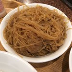 台湾客家料理 新竹 - 日替わり定食のオカズその1、麻婆春雨