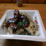 太郎 - お通し（肉味噌おでん）