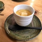 粋季 - 白子の茶碗蒸し このわたのあん