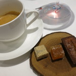 recte - フィナンシェ　アプリコットのゼリー　黒糖と丹波産黄粉