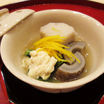 ぎをん 福志 - 7.焚合せ:湯葉/海老芋/堀川牛蒡