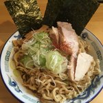 自家製麺 佐藤 - 限定：比内地鶏油の家系極太まぜそば