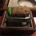 うかい鳥山 - 特選和牛肩ロース石焼